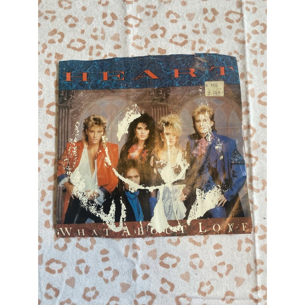 HEART... WHAT ABOUT LOVE / HEART OF DARKNESS‎  45 RPM CAPITOL RECORDS